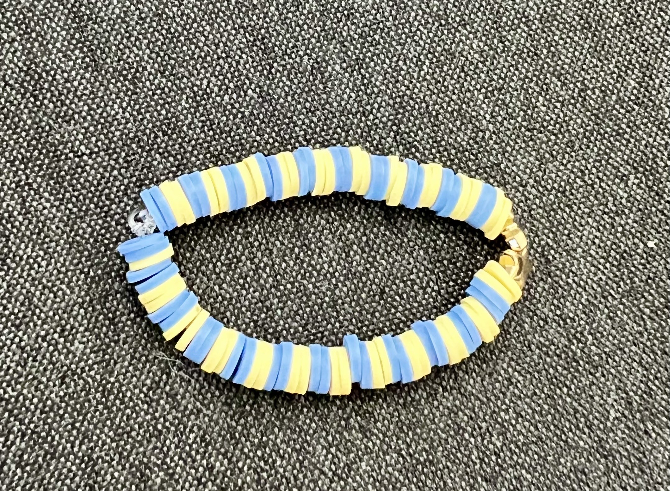 Blue and Yellow Bracelet